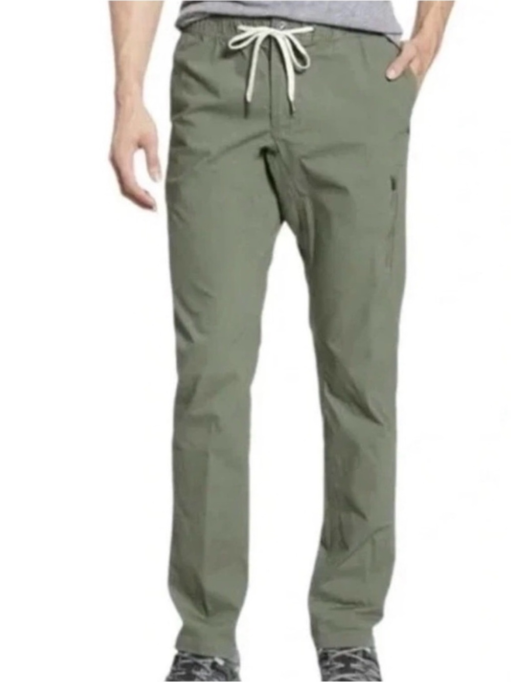 Vuori Ripstop Climber Pants Olive Green Drawstring Jogger Utility Pants Small